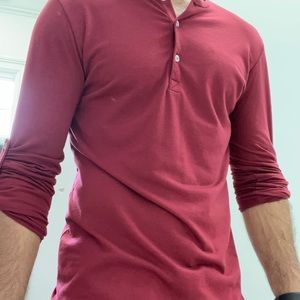Mizzen + main Henley long sleeve medium